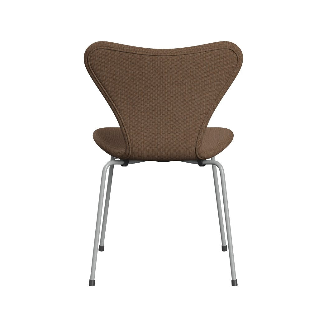 [product_category]-Fritz Hansen 3107 Chair Full Upholstery, Nine Grey/Re Wool Brown/Natural-Fritz Hansen-3107FU-REW378-DRNIGR-FRI-4