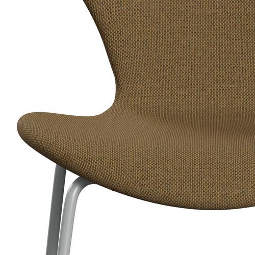 [product_category]-Fritz Hansen 3107 Chair Full Upholstery, Nine Grey/Re Wool Mustard/Natural-Fritz Hansen-3107FU-REW358-DRNIGR-FRI-6