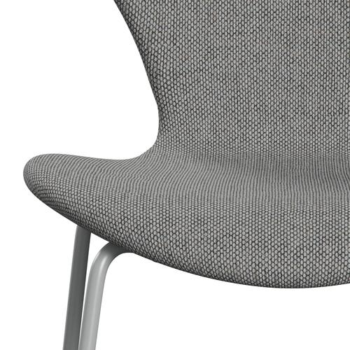 [product_category]-Fritz Hansen 3107 Chair Full Upholstery, Nine Grey/Re Wool Wool White/Natural-Fritz Hansen-3107FU-REW108-DRNIGR-FRI-6