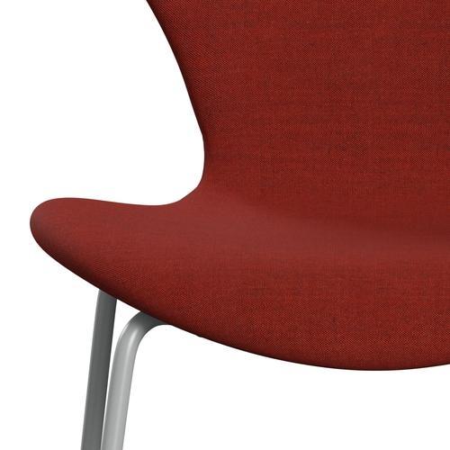 [product_category]-Fritz Hansen 3107 Chair Full Upholstery, Nine Grey/Remix Dark Deep Red-Fritz Hansen-3107FU-REM566-DRNIGR-FRI-6