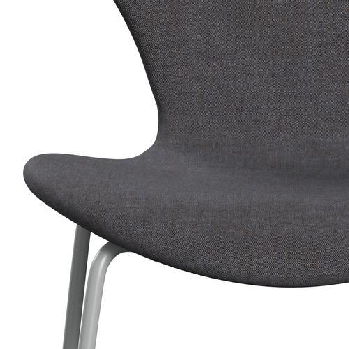 [product_category]-Fritz Hansen 3107 Chair Full Upholstery, Nine Grey/Remix Dark Grey (Rem266)-Fritz Hansen-3107FU-REM266-DRNIGR-FRI-6