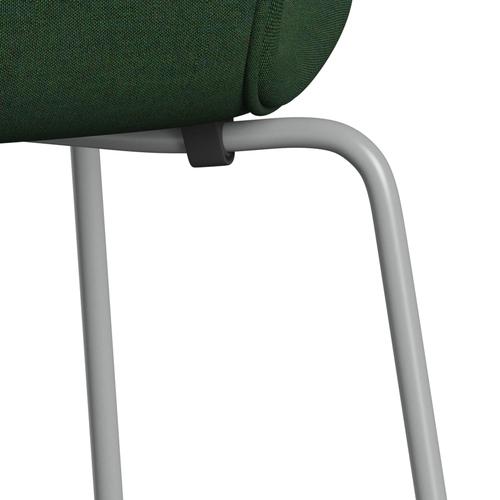 [product_category]-Fritz Hansen 3107 Chair Full Upholstery, Nine Grey/Remix Grass Green-Fritz Hansen-3107FU-REM982-DRNIGR-FRI-7