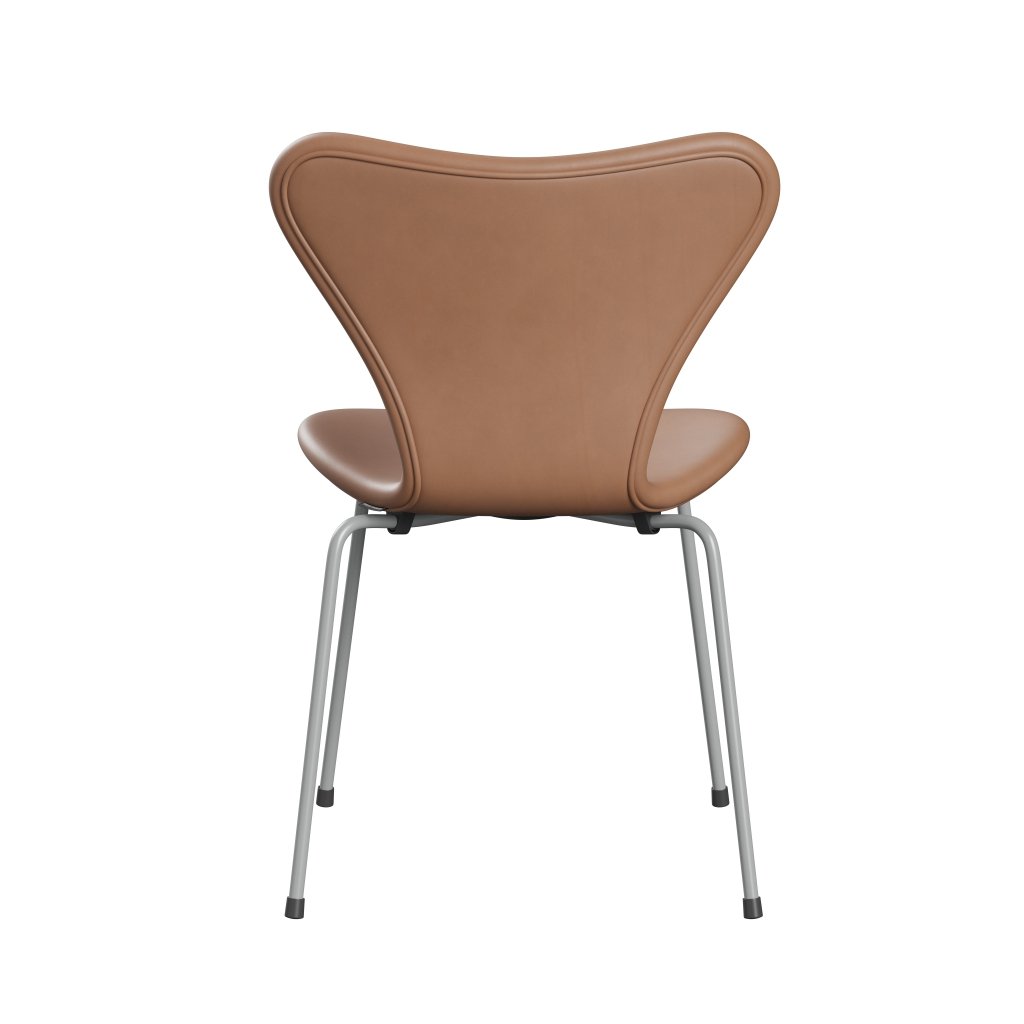 [product_category]-Fritz Hansen 3107 Chair Full Upholstery, Nine Grey/Rustik Leather-Fritz Hansen-3107FU-RUSTIC-DRNIGR-FRI-4