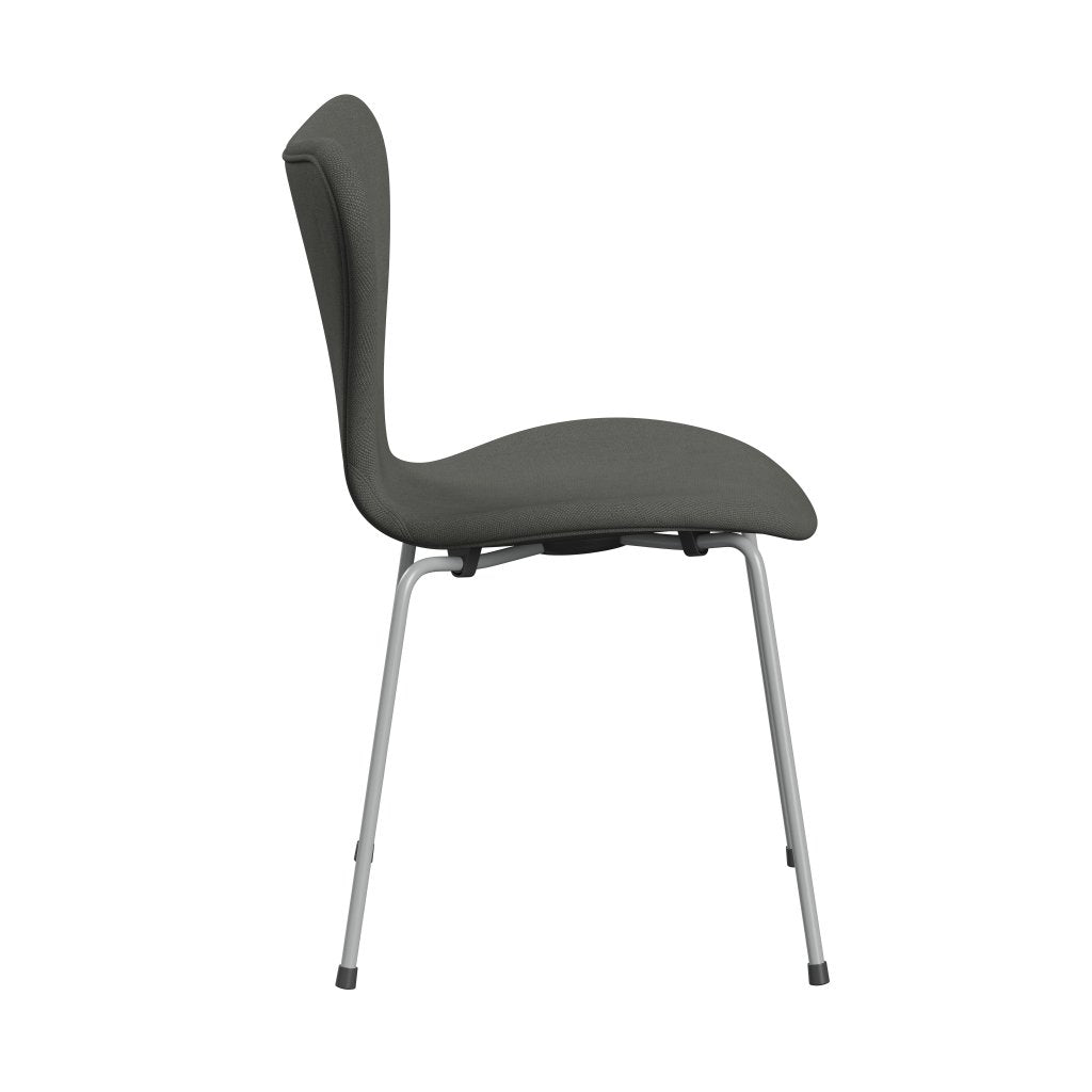 [product_category]-Fritz Hansen 3107 Chair Full Upholstery, Nine Grey/Steelcut Grey-Fritz Hansen-3107FU-STI160-DRNIGR-FRI-3