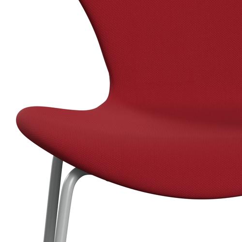 [product_category]-Fritz Hansen 3107 Chair Full Upholstery, Nine Grey/Steelcut Standard/Light Dark Red-Fritz Hansen-3107FU-STI635-DRNIGR-FRI-6