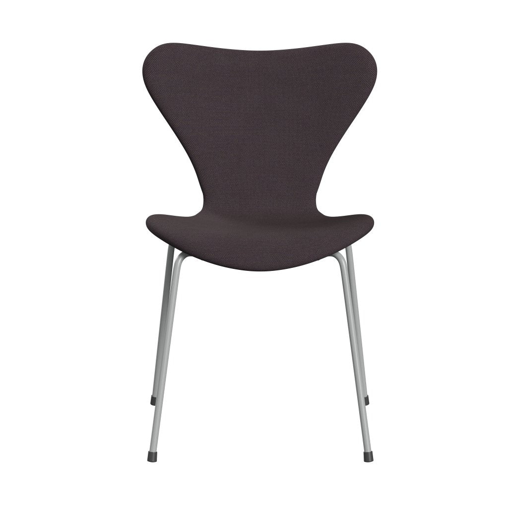 [product_category]-Fritz Hansen 3107 Chair Full Upholstery, Nine Grey/Steelcut Trio Brown-Fritz Hansen-3107FU-STR283-DRNIGR-FRI-1