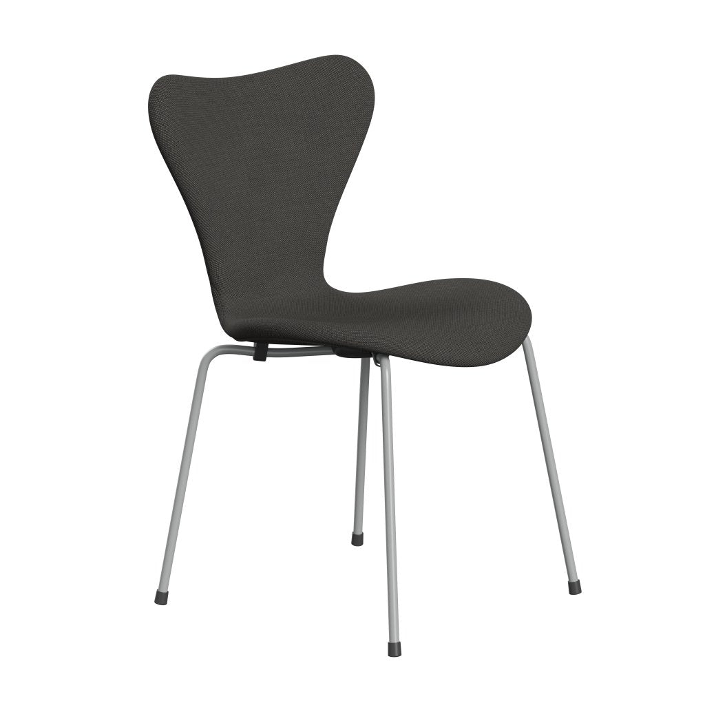 [product_category]-Fritz Hansen 3107 Chair Full Upholstery, Nine Grey/Steelcut Trio Dark Grey-Fritz Hansen-3107FU-STR176-DRNIGR-FRI-2