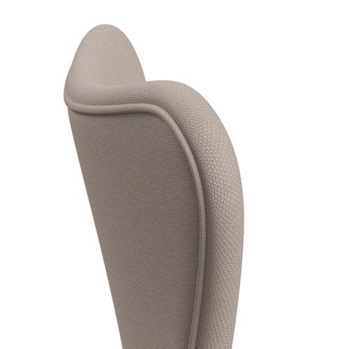 [product_category]-Fritz Hansen 3107 Chair Full Upholstery, Nine Grey/Steelcut Trio Light Beige-Fritz Hansen-3107FU-STR226-DRNIGR-FRI-5