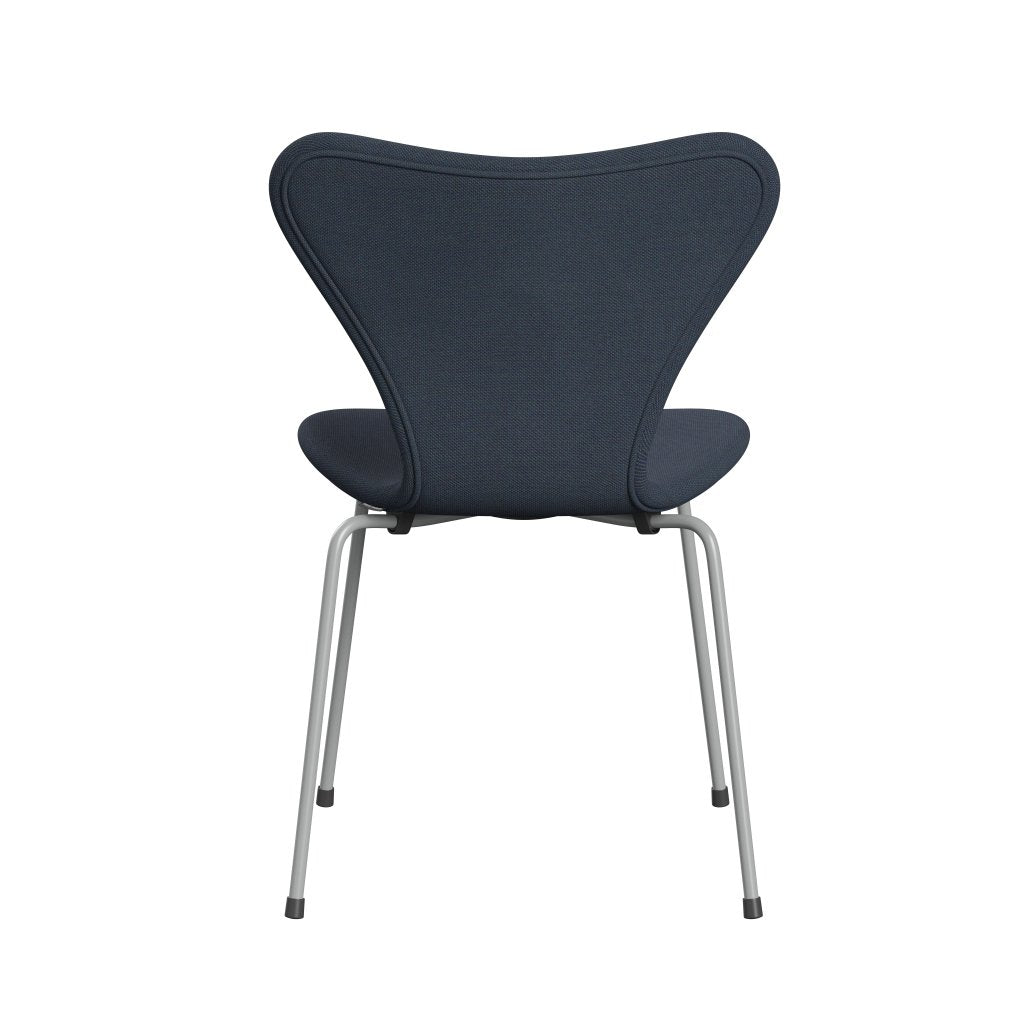 [product_category]-Fritz Hansen 3107 Chair Full Upholstery, Nine Grey/Steelcut Trio Olive Green/Turquoise-Fritz Hansen-3107FU-STR883-DRNIGR-FRI-4