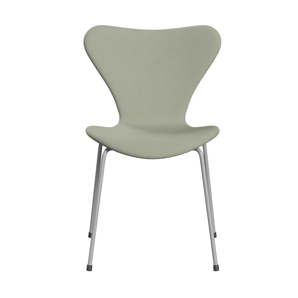 [product_category]-Fritz Hansen 3107 Chair Full Upholstery, Nine Grey/Steelcut Turquoise Light-Fritz Hansen-3107FU-STI935-DRNIGR-FRI-1