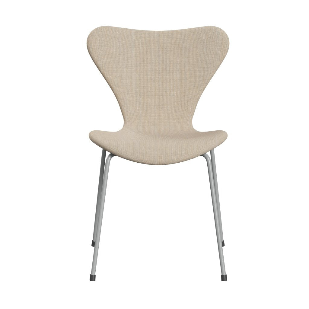 [product_category]-Fritz Hansen 3107 Chair Full Upholstery, Nine Grey/Sunniva 2 Crème/Sand-Fritz Hansen-3107FU-SV423-DRNIGR-FRI-1