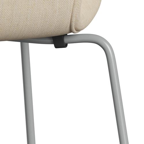 [product_category]-Fritz Hansen 3107 Chair Full Upholstery, Nine Grey/Sunniva 2 Sand-Fritz Hansen-3107FU-SV811-DRNIGR-FRI-7