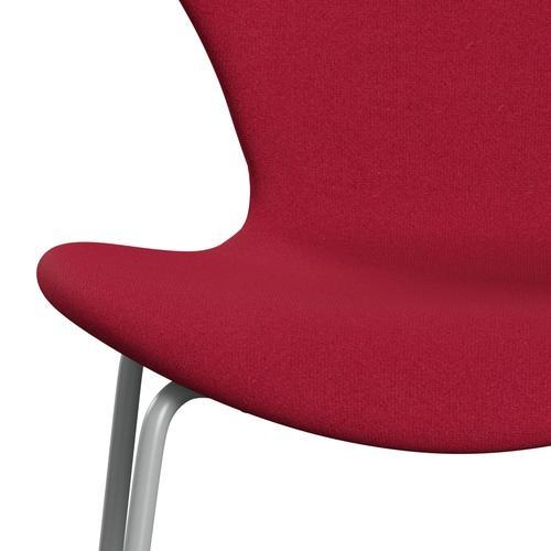 [product_category]-Fritz Hansen 3107 Chair Full Upholstery, Nine Grey/Tonus Cherry-Fritz Hansen-3107FU-TON654-DRNIGR-FRI-6