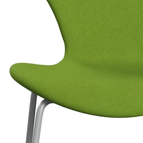 [product_category]-Fritz Hansen 3107 Chair Full Upholstery, Nine Grey/Tonus Lime-Fritz Hansen-3107FU-TON118-DRNIGR-FRI-6