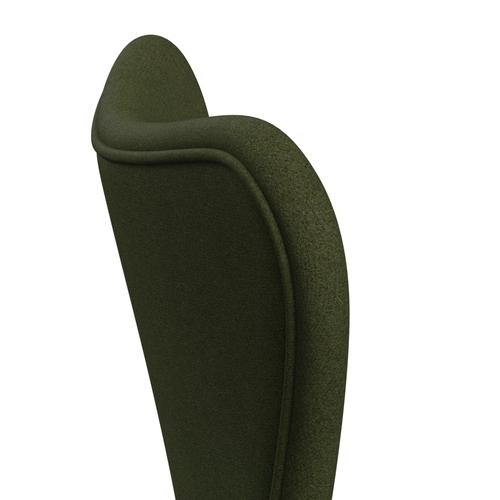 [product_category]-Fritz Hansen 3107 Chair Full Upholstery, Nine Grey/Tonus Military Green-Fritz Hansen-3107FU-TON131-DRNIGR-FRI-5