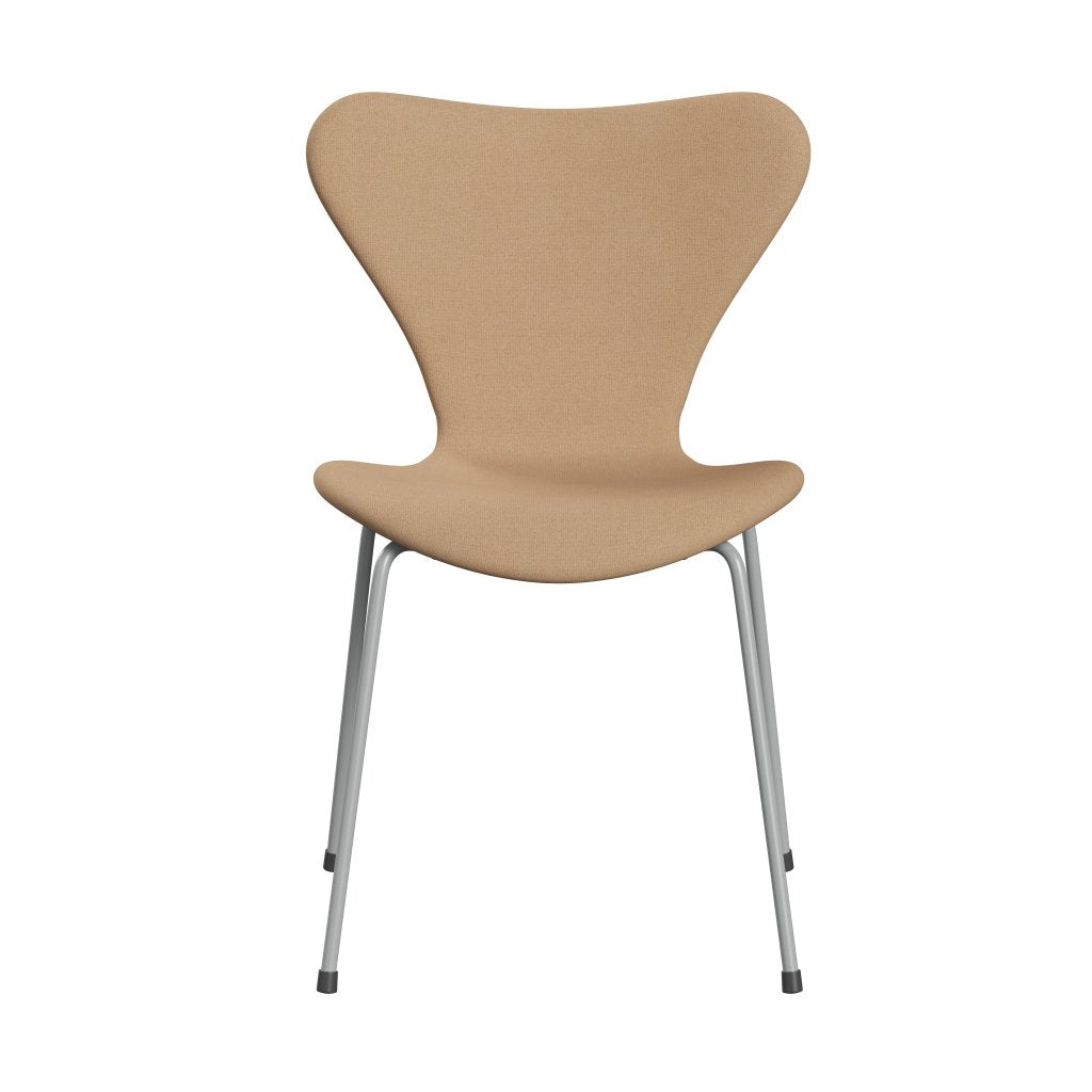 [product_category]-Fritz Hansen 3107 Chair Full Upholstery, Nine Grey/Tonus Warm Beige-Fritz Hansen-3107FU-TON224-DRNIGR-FRI-1