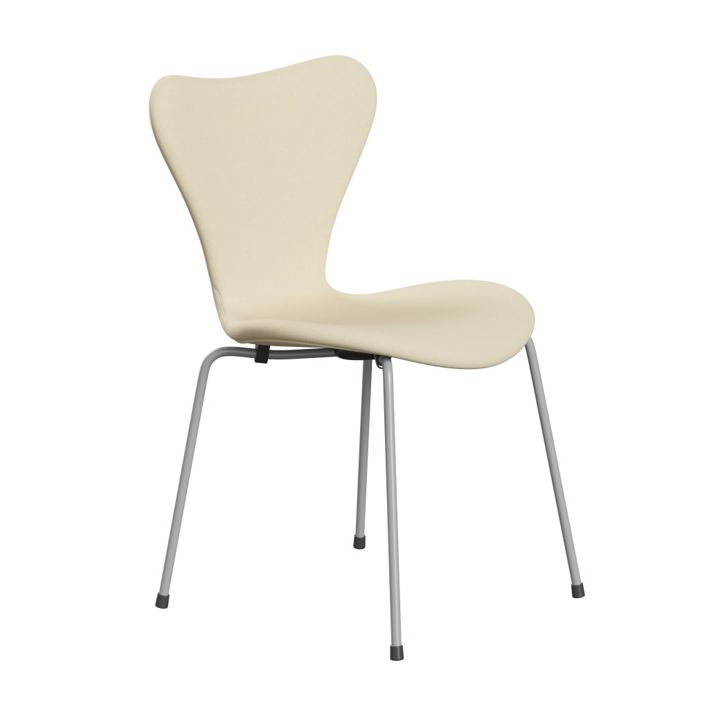 [product_category]-Fritz Hansen 3107 Chair Full Upholstery, Nine Grey/Tonus Wool White-Fritz Hansen-3107FU-TON100-DRNIGR-FRI-2