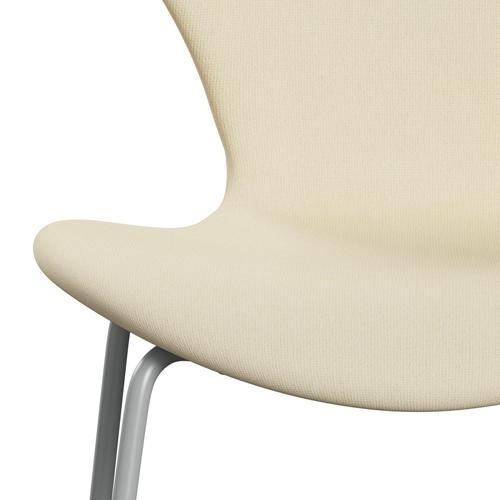 [product_category]-Fritz Hansen 3107 Chair Full Upholstery, Nine Grey/Tonus Wool White-Fritz Hansen-3107FU-TON100-DRNIGR-FRI-6