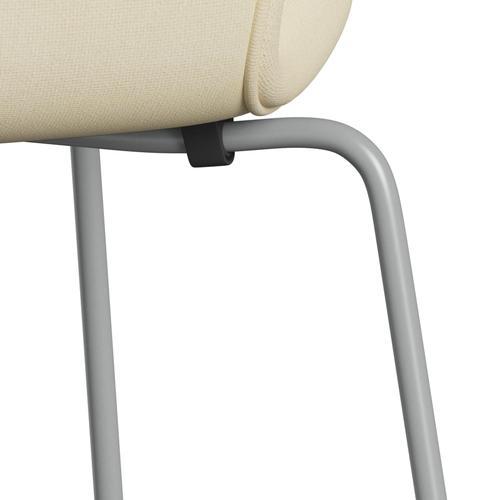 [product_category]-Fritz Hansen 3107 Chair Full Upholstery, Nine Grey/Tonus Wool White-Fritz Hansen-3107FU-TON100-DRNIGR-FRI-7