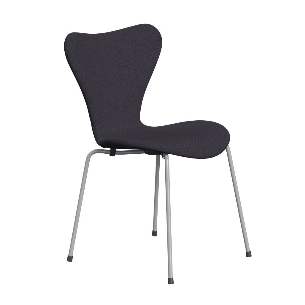 [product_category]-Fritz Hansen 3107 Chair Full Upholstery, Silver Grey/Capture Blue Charcoal-Fritz Hansen-3107FU-CP5201-SIGREY-FRI-2