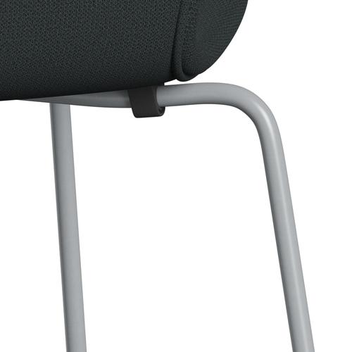 [product_category]-Fritz Hansen 3107 Chair Full Upholstery, Silver Grey/Capture Dark Deep Green-Fritz Hansen-3107FU-CP7101-SIGREY-FRI-7