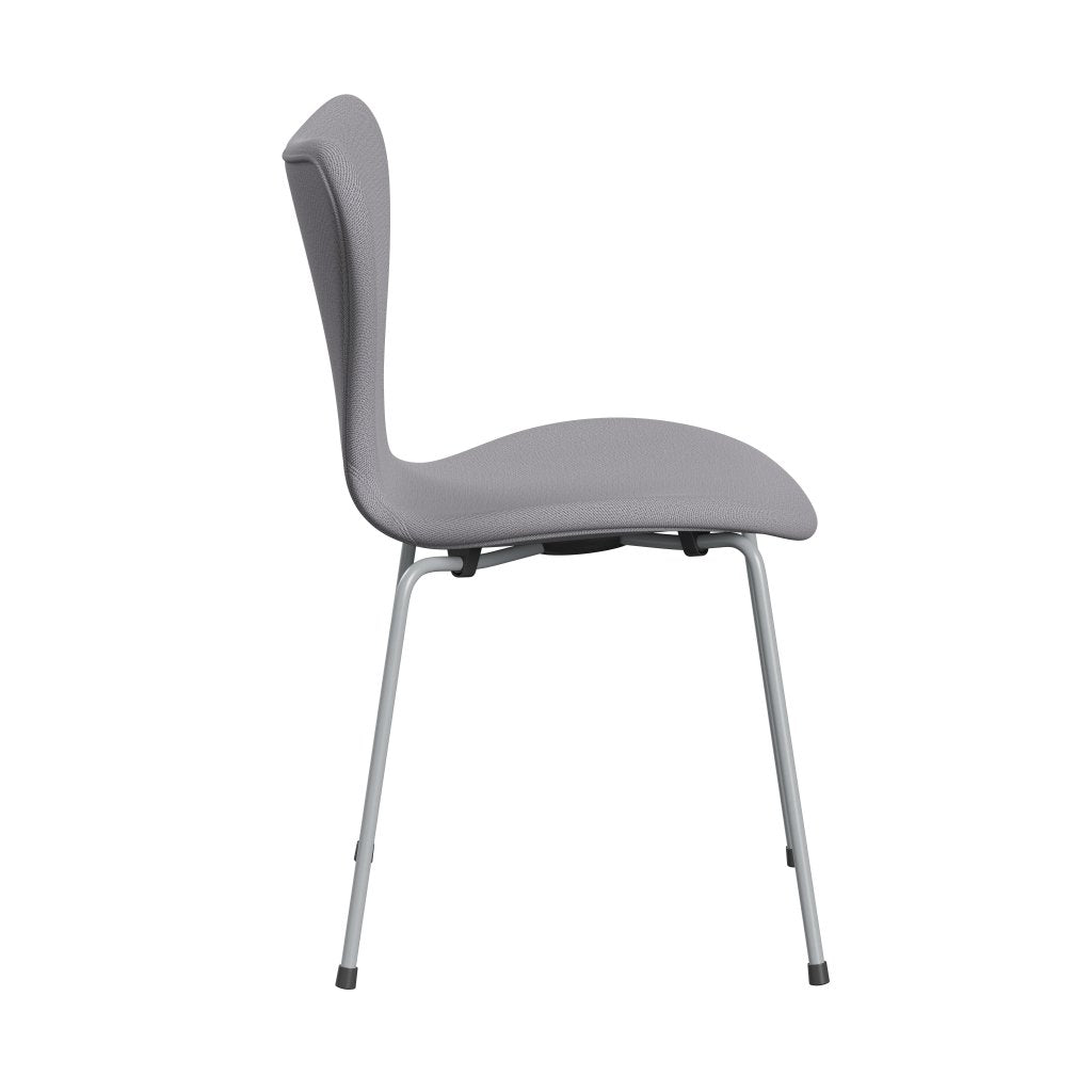 [product_category]-Fritz Hansen 3107 Chair Full Upholstery, Silver Grey/Capture Light Grey-Fritz Hansen-3107FU-CP4102-SIGREY-FRI-3