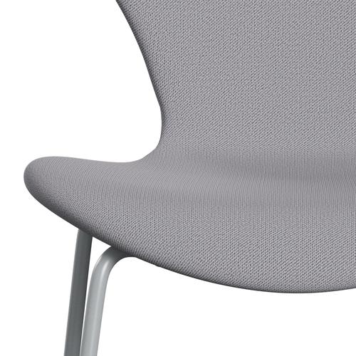 [product_category]-Fritz Hansen 3107 Chair Full Upholstery, Silver Grey/Capture Light Grey-Fritz Hansen-3107FU-CP4102-SIGREY-FRI-6