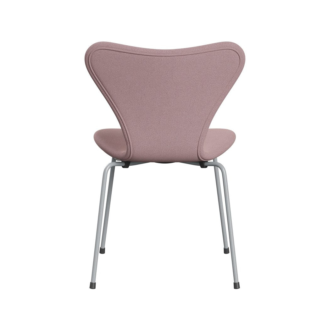 [product_category]-Fritz Hansen 3107 Chair Full Upholstery, Silver Grey/Capture Pink-Fritz Hansen-3107FU-CP4801-SIGREY-FRI-4