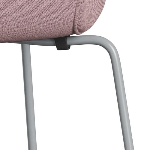 [product_category]-Fritz Hansen 3107 Chair Full Upholstery, Silver Grey/Capture Pink-Fritz Hansen-3107FU-CP4801-SIGREY-FRI-7