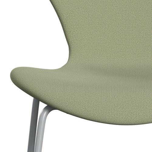 [product_category]-Fritz Hansen 3107 Chair Full Upholstery, Silver Grey/Capture Soft Green-Fritz Hansen-3107FU-CP5101-SIGREY-FRI-6