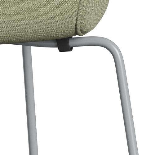 [product_category]-Fritz Hansen 3107 Chair Full Upholstery, Silver Grey/Capture Soft Green-Fritz Hansen-3107FU-CP5101-SIGREY-FRI-7