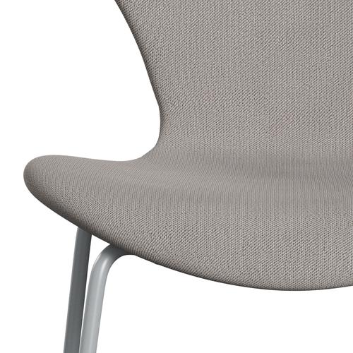 [product_category]-Fritz Hansen 3107 Chair Full Upholstery, Silver Grey/Capture Warm Grey Light-Fritz Hansen-3107FU-CP4101-SIGREY-FRI-6