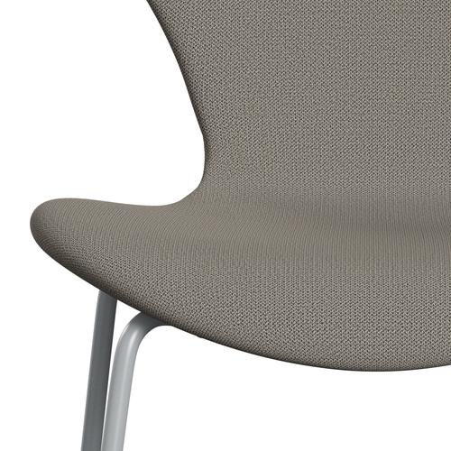 [product_category]-Fritz Hansen 3107 Chair Full Upholstery, Silver Grey/Capture Warm Grey-Fritz Hansen-3107FU-CP4401-SIGREY-FRI-6