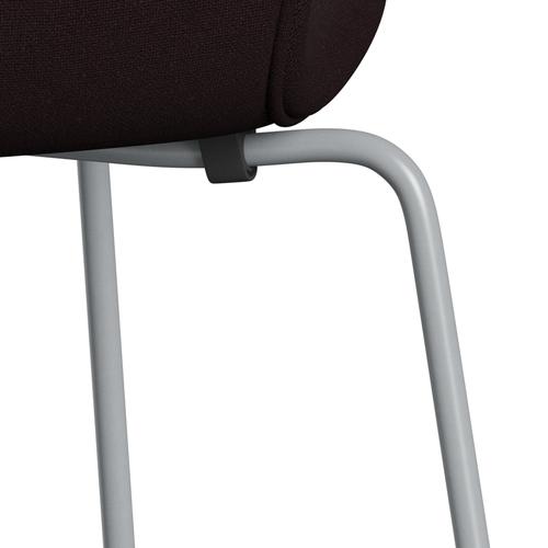 [product_category]-Fritz Hansen 3107 Chair Full Upholstery, Silver Grey/Christianshavn Dark Red Uni-Fritz Hansen-3107FU-CH1142-SIGREY-FRI-7