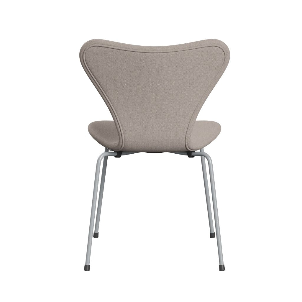 [product_category]-Fritz Hansen 3107 Chair Full Upholstery, Silver Grey/Christianshavn Light Beige-Fritz Hansen-3107FU-CH1120-SIGREY-FRI-4