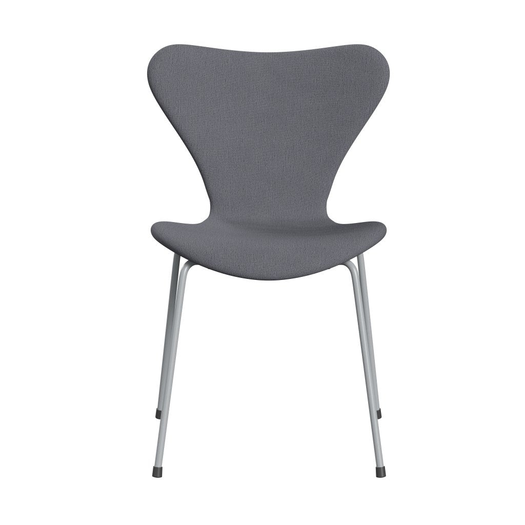 [product_category]-Fritz Hansen 3107 Chair Full Upholstery, Silver Grey/Christianshavn Light Grey-Fritz Hansen-3107FU-CH1171-SIGREY-FRI-1