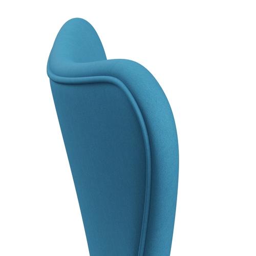 [product_category]-Fritz Hansen 3107 Chair Full Upholstery, Silver Grey/Comfort Light Blue (C66010)-Fritz Hansen-3107FU-C66010-SIGREY-FRI-5