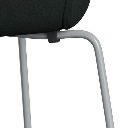 [product_category]-Fritz Hansen 3107 Chair Full Upholstery, Silver Grey/Divina Charcoal-Fritz Hansen-3107FU-DIV181-SIGREY-FRI-7