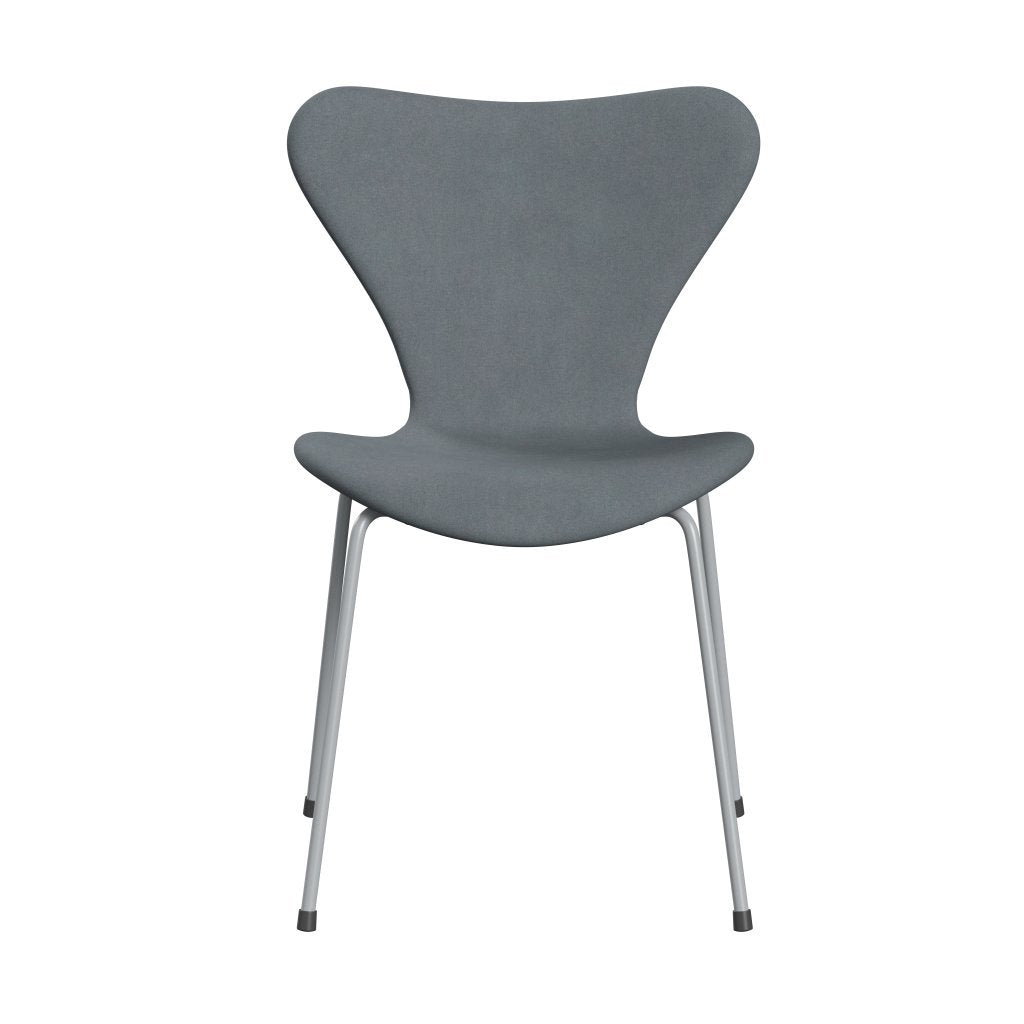 [product_category]-Fritz Hansen 3107 Chair Full Upholstery, Silver Grey/Divina Light Grey-Fritz Hansen-3107FU-DIV171-SIGREY-FRI-1