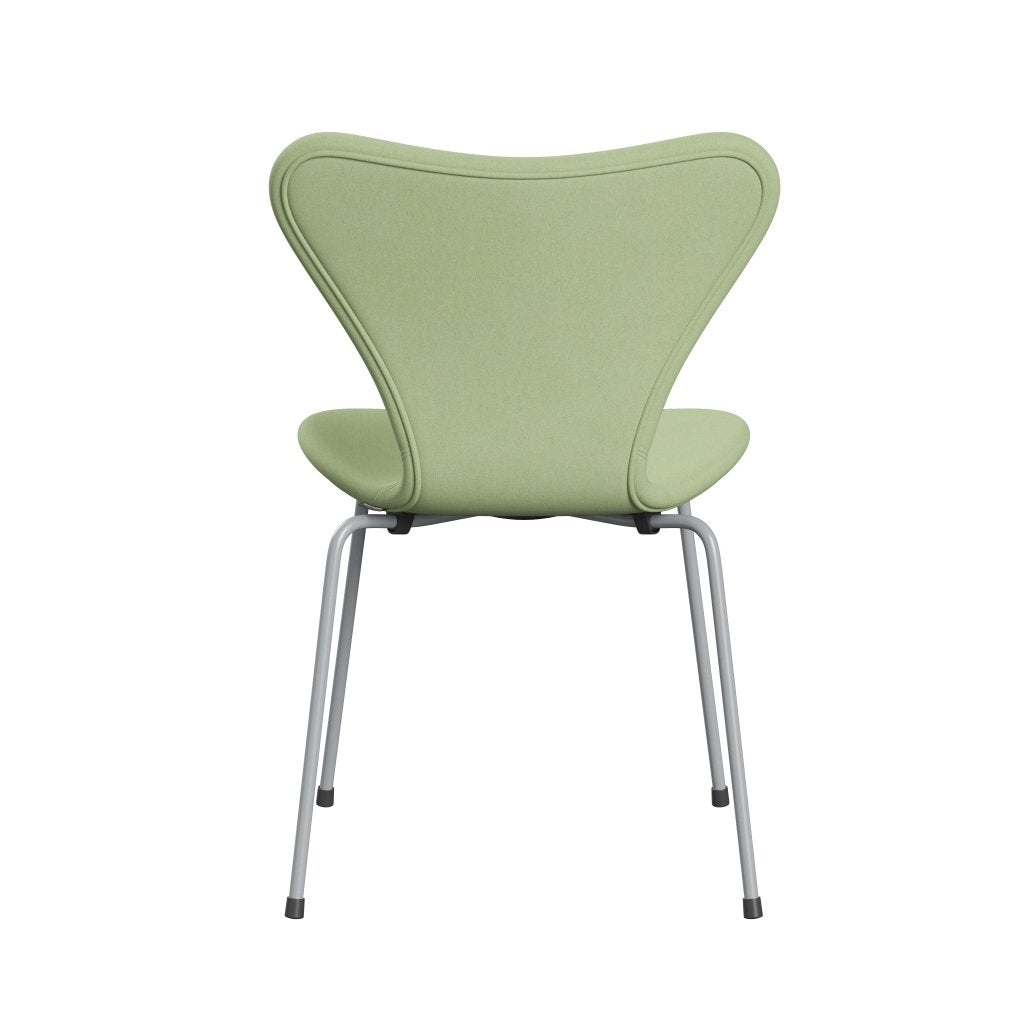 [product_category]-Fritz Hansen 3107 Chair Full Upholstery, Silver Grey/Divina Light Yellow-Fritz Hansen-3107FU-DIV846-SIGREY-FRI-4