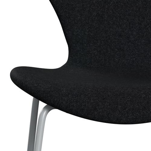 [product_category]-Fritz Hansen 3107 Chair Full Upholstery, Silver Grey/Divina Md Black-Fritz Hansen-3107FU-DMD193-SIGREY-FRI-6