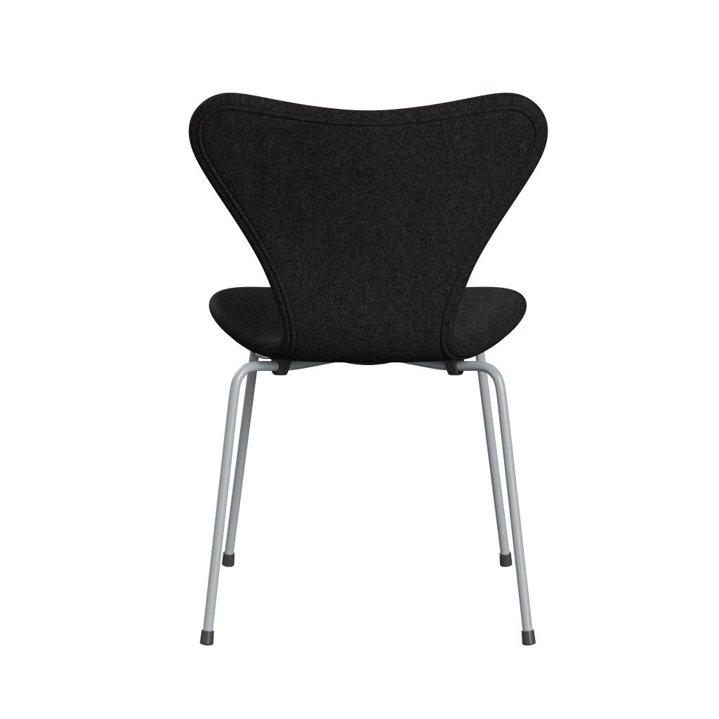 [product_category]-Fritz Hansen 3107 Chair Full Upholstery, Silver Grey/Divina Md Dark Grey-Fritz Hansen-3107FU-DMD293-SIGREY-FRI-4