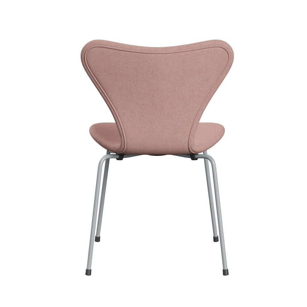 [product_category]-Fritz Hansen 3107 Chair Full Upholstery, Silver Grey/Divina Md Soft Pink-Fritz Hansen-3107FU-DMD613-SIGREY-FRI-4