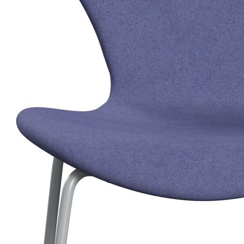 [product_category]-Fritz Hansen 3107 Chair Full Upholstery, Silver Grey/Divina Melange Violet Light-Fritz Hansen-3107FU-DIM647-SIGREY-FRI-6