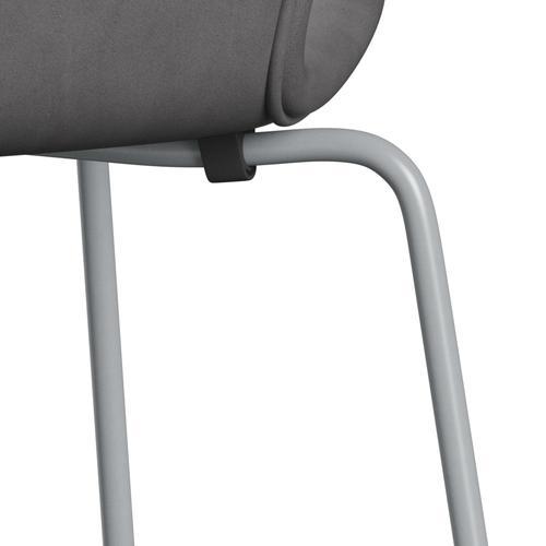 [product_category]-Fritz Hansen 3107 Chair Full Upholstery, Silver Grey/Embrace Concrete-Fritz Hansen-3107FU-SECONC-SIGREY-FRI-7