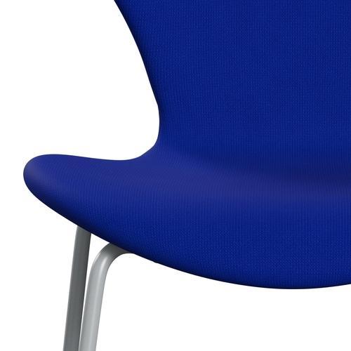 [product_category]-Fritz Hansen 3107 Chair Full Upholstery, Silver Grey/Fame Blue-Fritz Hansen-3107FU-F66075-SIGREY-FRI-6