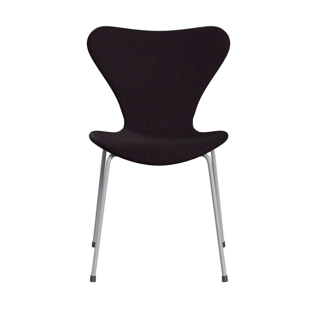 [product_category]-Fritz Hansen 3107 Chair Full Upholstery, Silver Grey/Fame Brown (F61108)-Fritz Hansen-3107FU-F61108-SIGREY-FRI-1