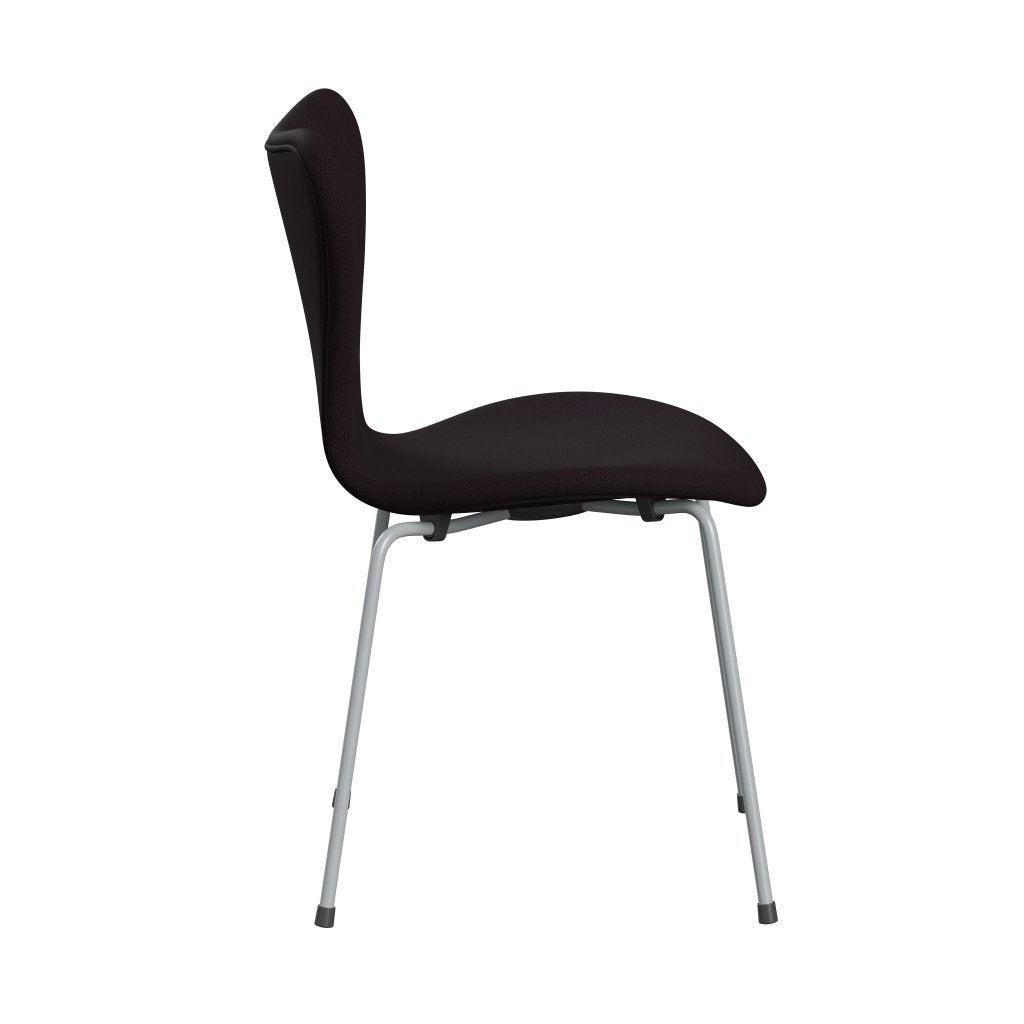 [product_category]-Fritz Hansen 3107 Chair Full Upholstery, Silver Grey/Fame Brown (F61108)-Fritz Hansen-3107FU-F61108-SIGREY-FRI-3