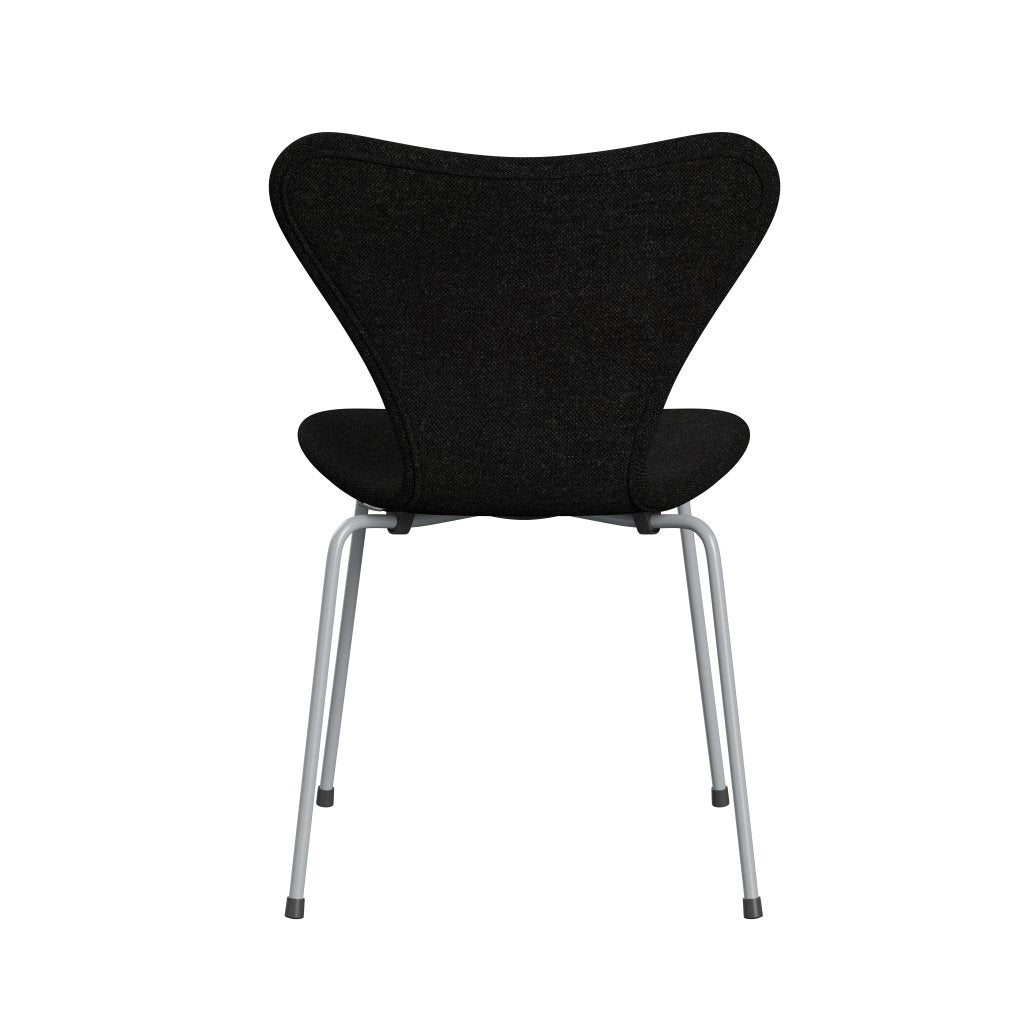 [product_category]-Fritz Hansen 3107 Chair Full Upholstery, Silver Grey/Hallingdal Charcoal-Fritz Hansen-3107FU-HAL180-SIGREY-FRI-4