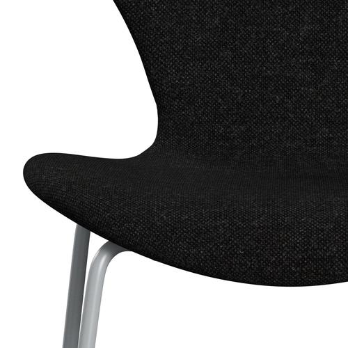 [product_category]-Fritz Hansen 3107 Chair Full Upholstery, Silver Grey/Hallingdal Charcoal-Fritz Hansen-3107FU-HAL180-SIGREY-FRI-6